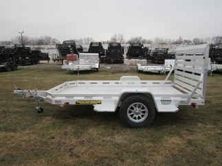 2025 Aluma 77x10  Aluminum Single Axle Utility 7710H-S-TG