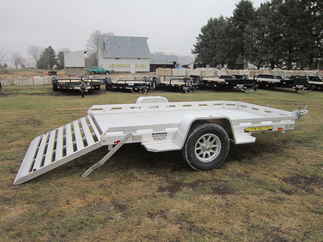 2025 Aluma 77x10  Aluminum Single Axle Utility 7710H-S-TG