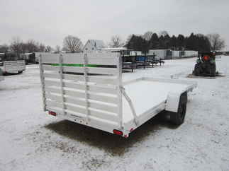 2025 Aluma 78x14  Aluminum Single Axle Utility 7814ESA-S-TG