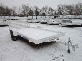 2025 Aluma 78x14  Aluminum Single Axle Utility 7814ESA-S-TG