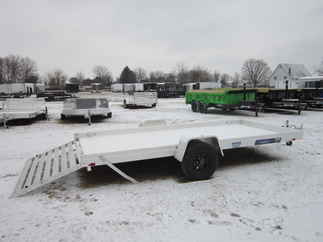 2025 Aluma 78x14  Aluminum Single Axle Utility 7814ESA-S-TG