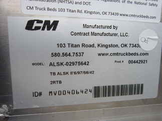 New CM 8.5 x 97 ALSK Flatbed Truck Bed