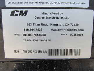 New CM 11.3 x 97 RD Flatbed Truck Bed