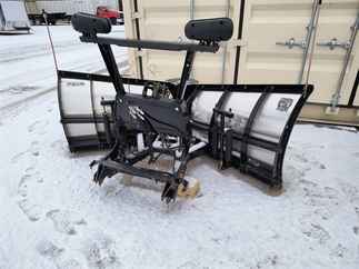 SOLD OUT Used SnowDogg VXF85II Model, V-plow Flare Top, Trip edge Stainless Steel